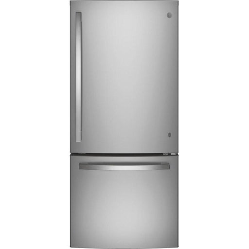 30-inch, 21 cu.ft. Freestanding Bottom Freezer with LED Lighting (GBE21DYKFS)
