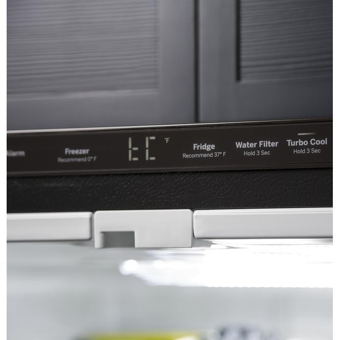 30-inch, 21 cu.ft. Freestanding Bottom Freezer Refrigerator with Interior Ice Maker (GDE21EYKFS)