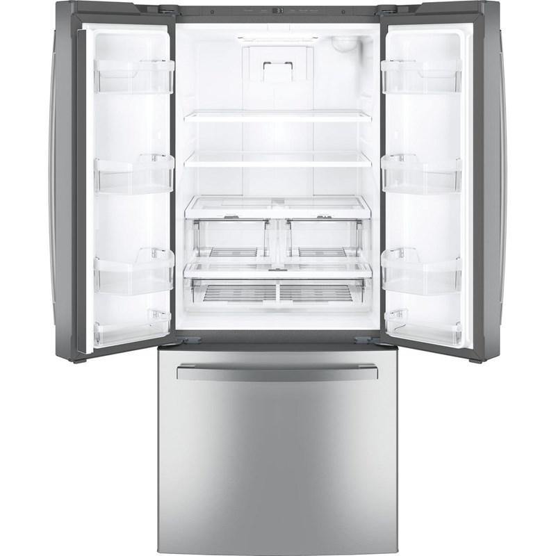 30-inch, 20.8 cu.ft. Freestanding French 3-Door Refrigerator with Interior Ice Maker (GNE21FYKFS)