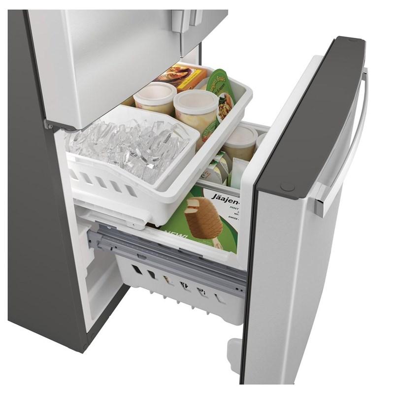 30-inch, 20.8 cu.ft. Freestanding French 3-Door Refrigerator with Interior Ice Maker (GNE21FYKFS)