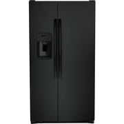36-inch 25.3 cu.ft. Freestanding Side-by-Side Refrigerator with LED Lighting (GSE25GGPBB)