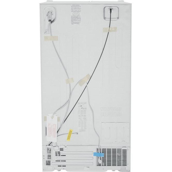 36-inch 25.3 cu.ft. Freestanding Side-by-Side Refrigerator with LED Lighting (GSE25GYPFS)