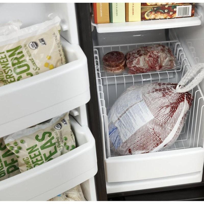 33-inch 23 cu.ft. Freestanding Side-by-Side Refrigerator with LED Lighting (GSE23GGPBB)