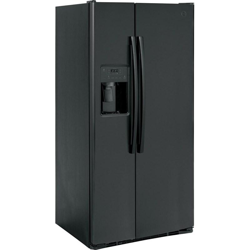 33-inch 23 cu.ft. Freestanding Side-by-Side Refrigerator with LED Lighting (GSE23GGPBB)
