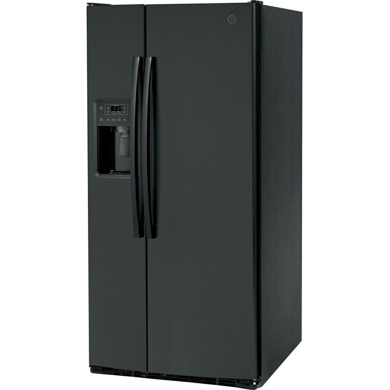 33-inch 23 cu.ft. Freestanding Side-by-Side Refrigerator with LED Lighting (GSE23GGPBB)
