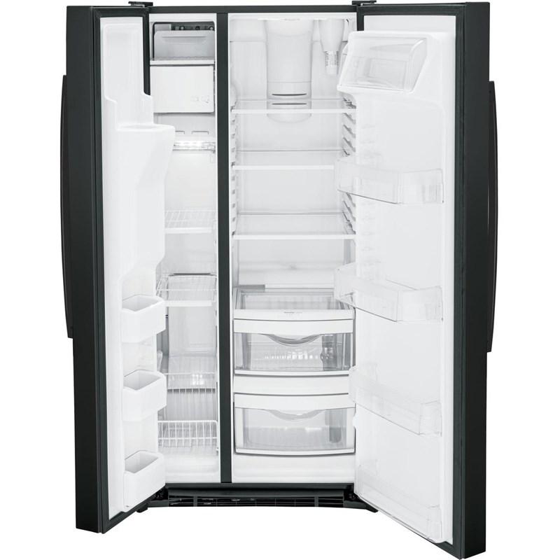 33-inch 23 cu.ft. Freestanding Side-by-Side Refrigerator with LED Lighting (GSE23GGPBB)