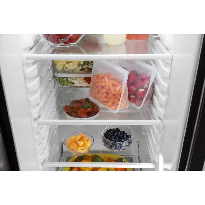 33-inch 23 cu.ft. Freestanding Side-by-Side Refrigerator with LED Lighting (GSE23GGPWW)