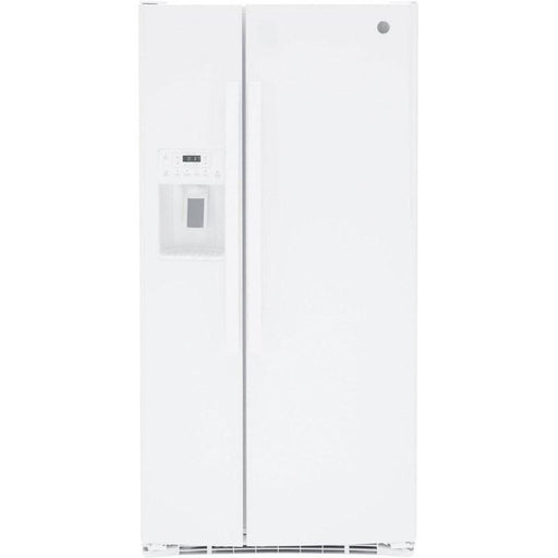 33-inch 23 cu.ft. Freestanding Side-by-Side Refrigerator with LED Lighting (GSE23GGPWW)
