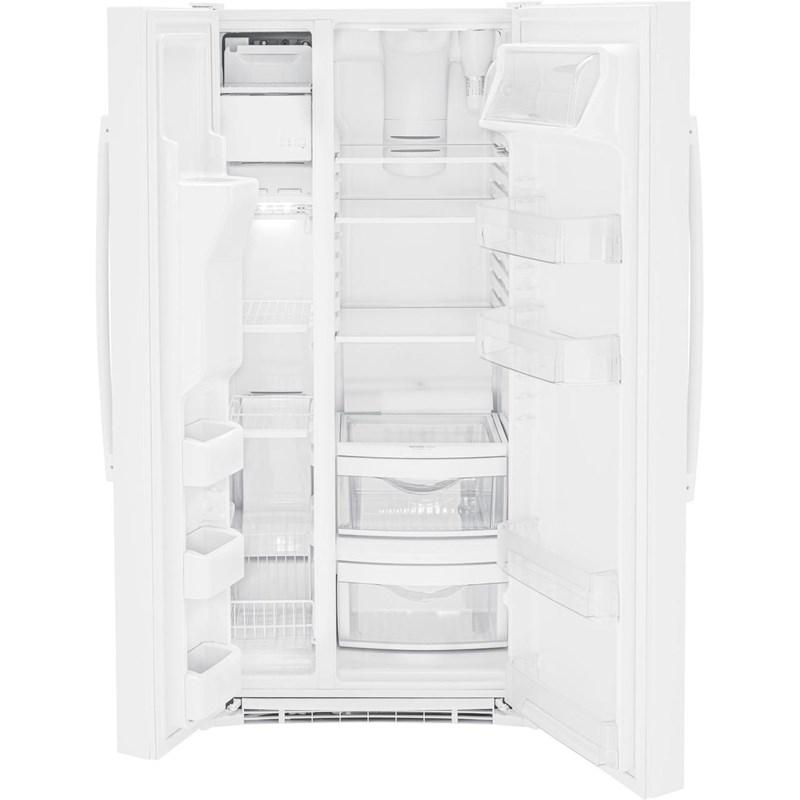 33-inch 23 cu.ft. Freestanding Side-by-Side Refrigerator with LED Lighting (GSE23GGPWW)