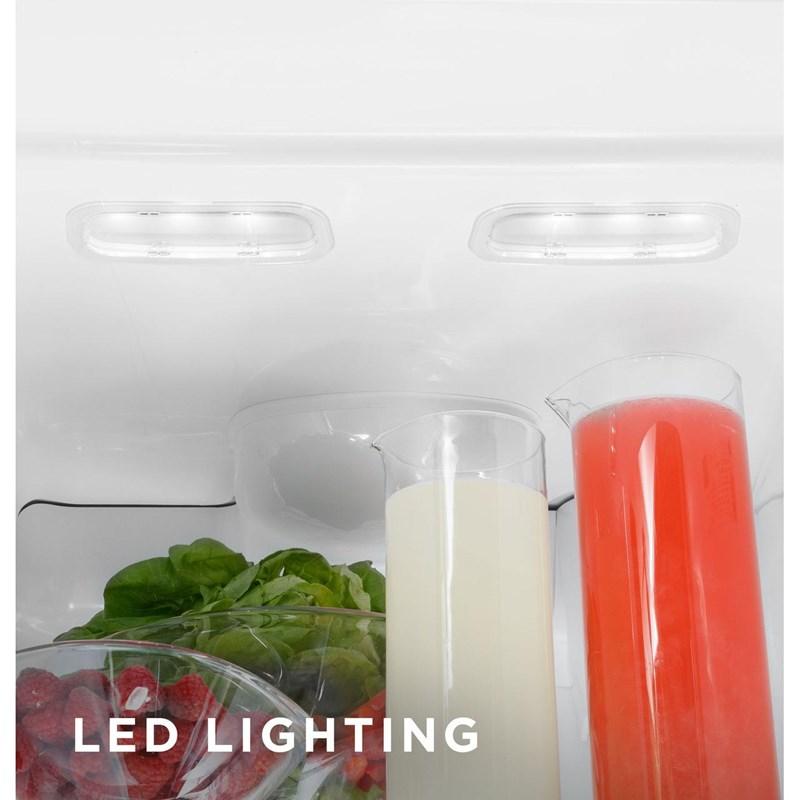33-inch 23 cu.ft. Freestanding Side-by-Side Refrigerator with LED Lighting (GSE23GGPWW)