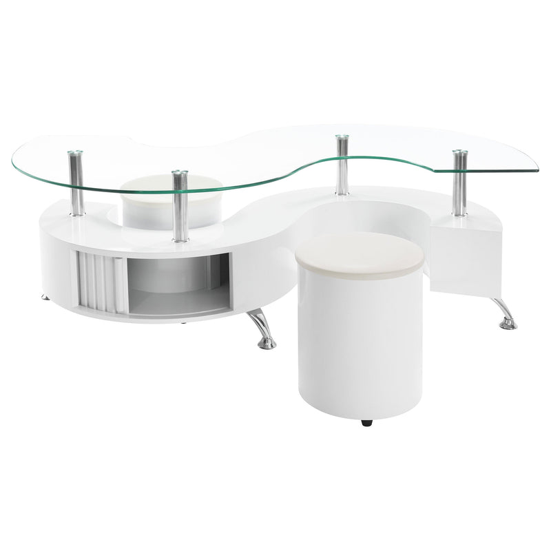 Buckley Coffee Table and Stools Set