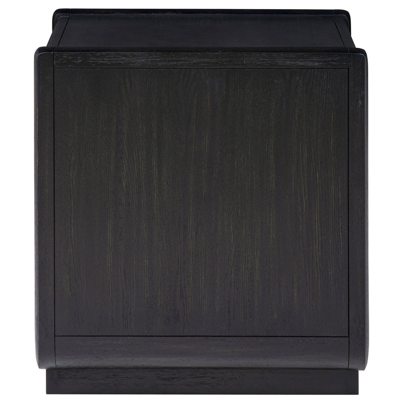 Leandro 1-drawer Wood Occasional Side End Table Burnished Black