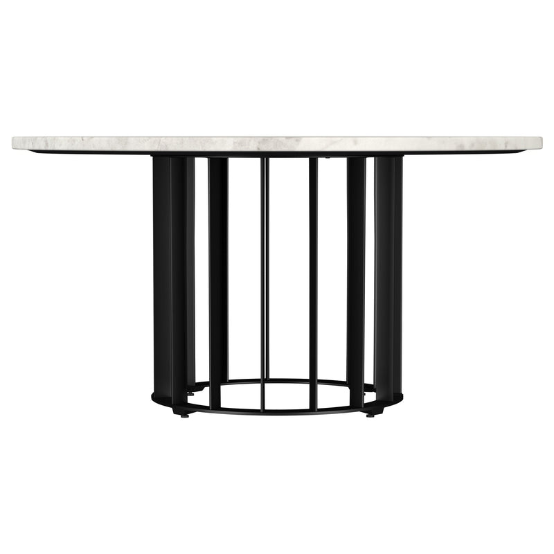 Haven Round Marble Coffee and End Table Set