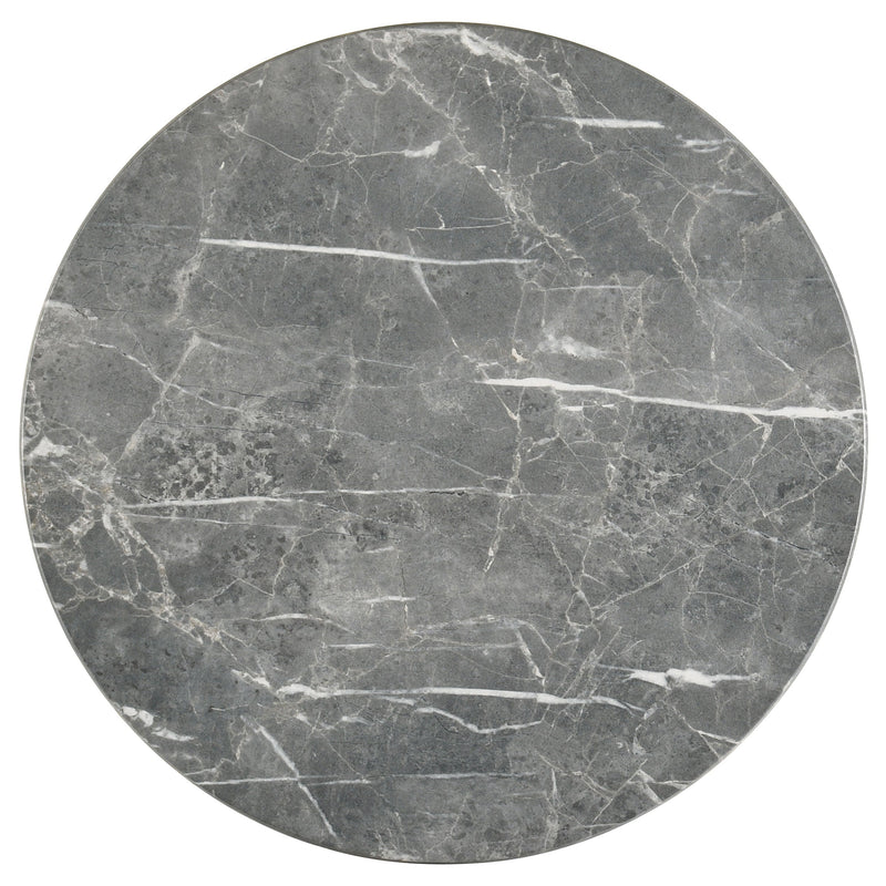 Bradley Round SmartTop Cocktail Coffee Table Grey and Natural