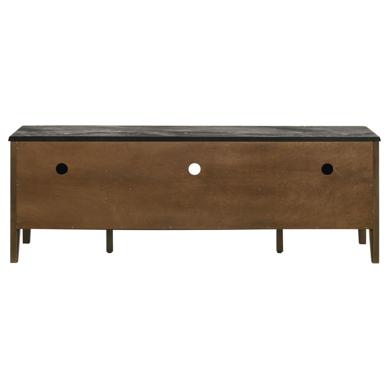 Bradley 63-inch 2-Door SmartTop TV Stand Grey and Natural