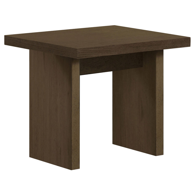 Decker Square Occasional Side End Table Natural Oak
