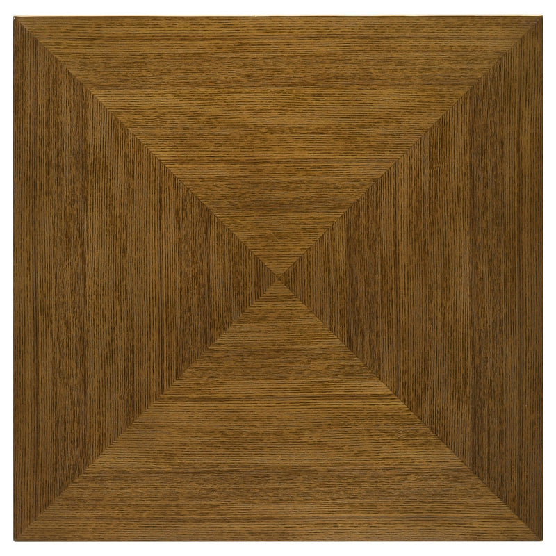 Westerly Square Wood Side End Table Walnut Brown