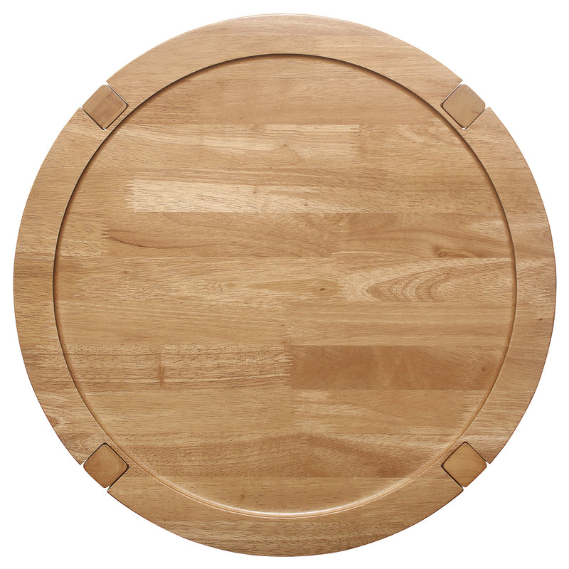 Camillo Round Coffee and End Table Set Maple
