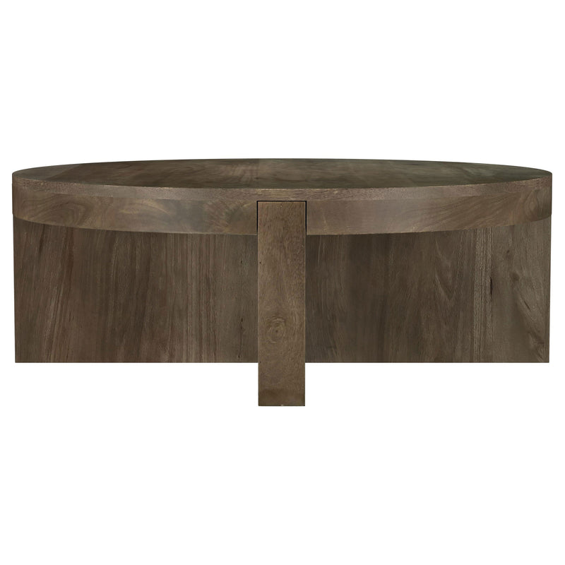 Kinkaid Solid Wood Coffee and End Table Set Brown