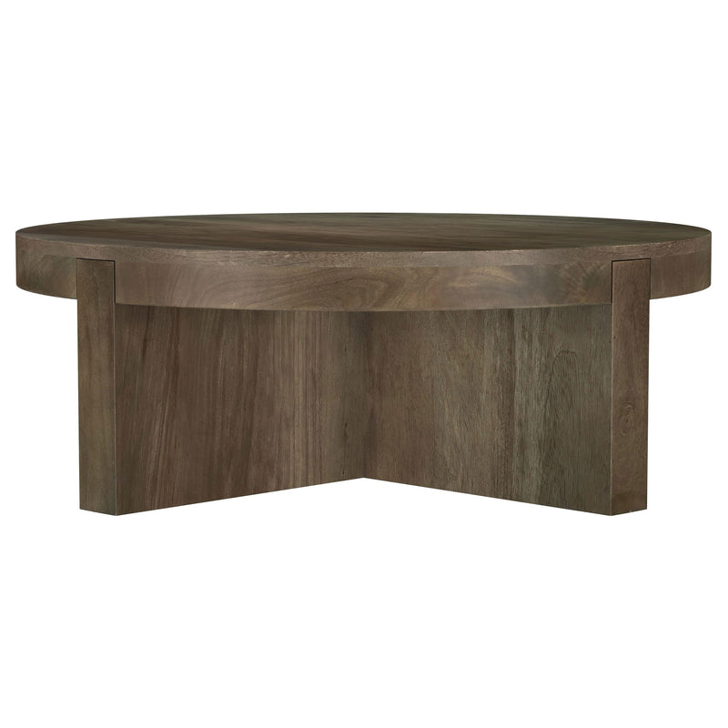 Kinkaid Solid Wood Coffee and End Table Set Brown