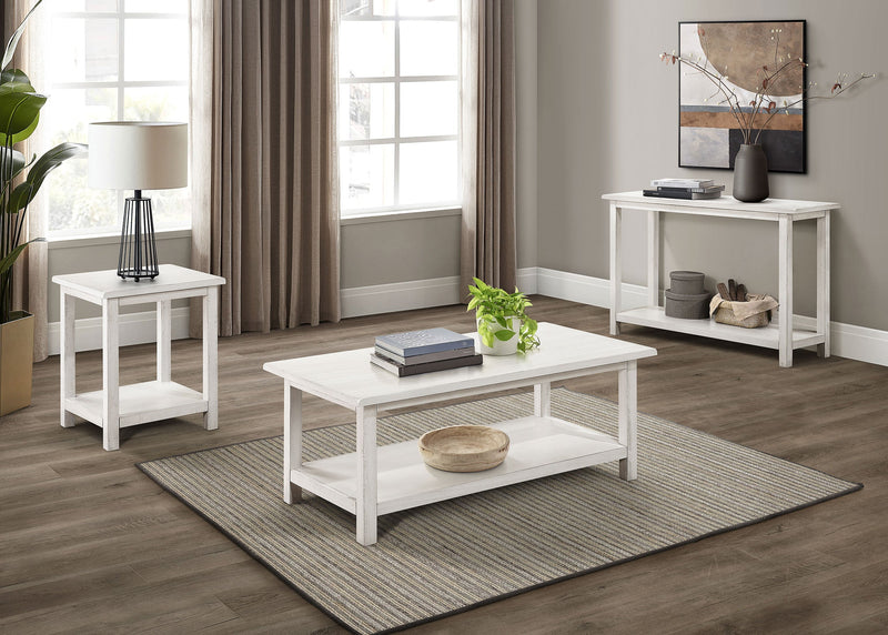 Payne Wood End Table with Shelf