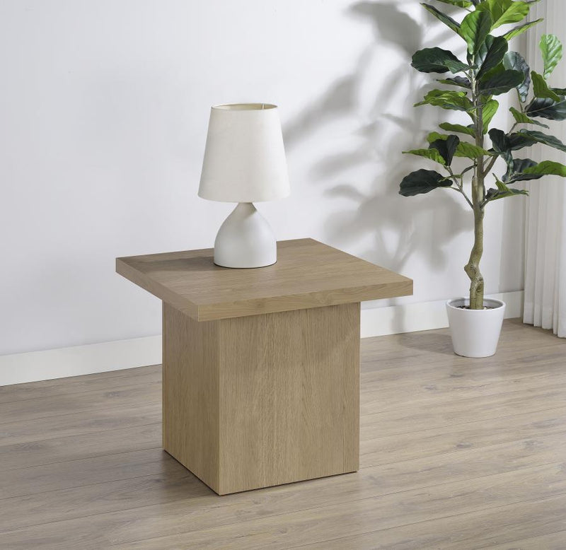 Devar Square Engineered Wood End Table
