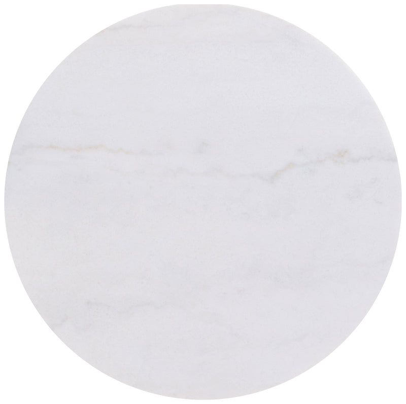 Jason 3-piece Round White Marble Coffee Table Set Greige