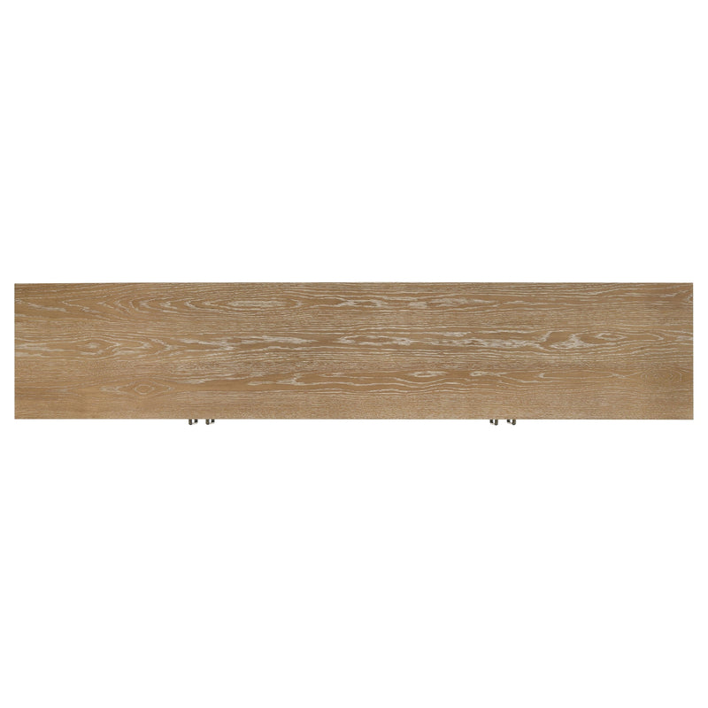 Brenham 79-inch 4-door TV Stand Media Console Washed Oak