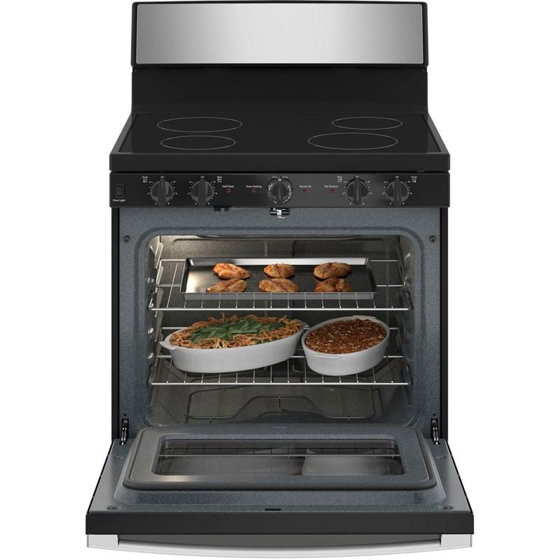 30-inch Freestanding Electric Range with Radiant Smooth Cooktop (JB480STSS)