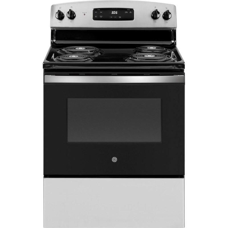 30-inch Freestanding Electric Range with Sensi-Temp (JBS360RTSS)