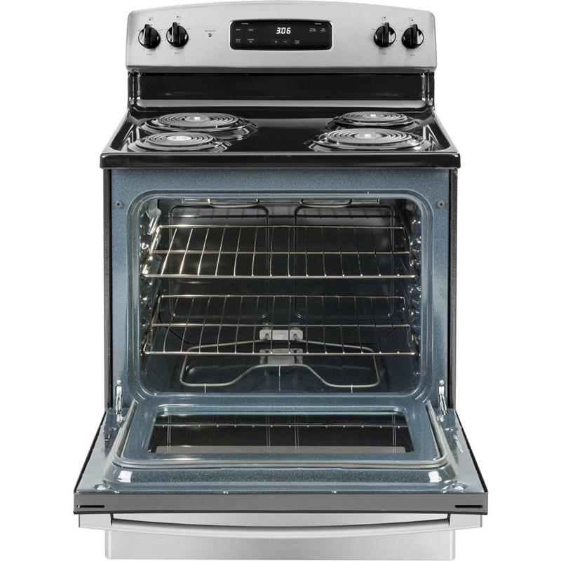 30-inch Freestanding Electric Range with Sensi-Temp (JBS360RTSS)