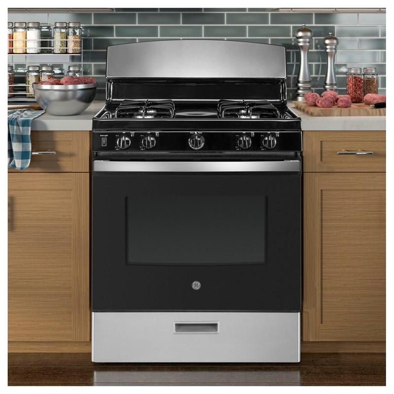30-inch Freestanding Electric Range with Precise Simmer Burner (JGBS30RETSS)