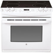 30-inch, Drop-In Electric Range with Ceramic Glass Cooktop (JD630DTWW)