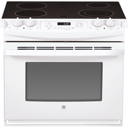30-inch, Drop-In Electric Range with Ceramic Glass Cooktop (JD630DTWW)