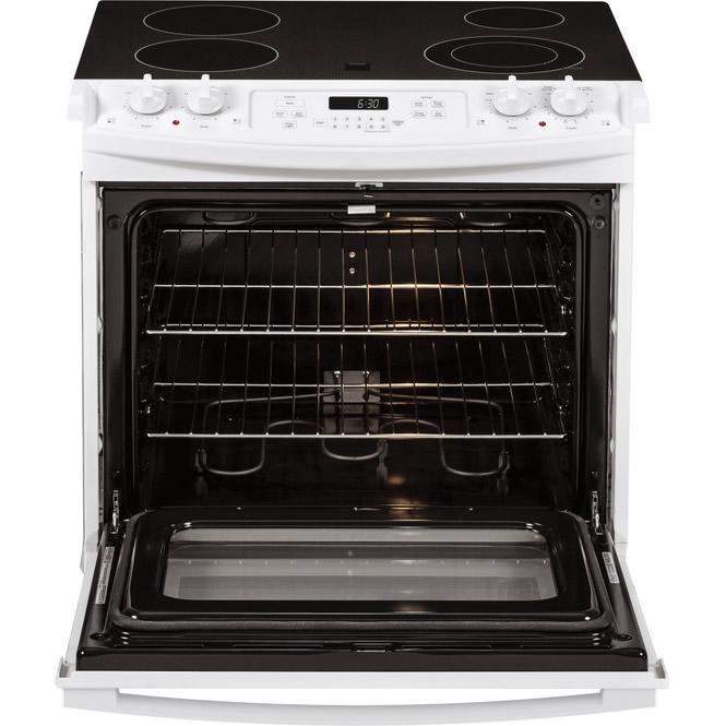 30-inch, Drop-In Electric Range with Ceramic Glass Cooktop (JD630DTWW)