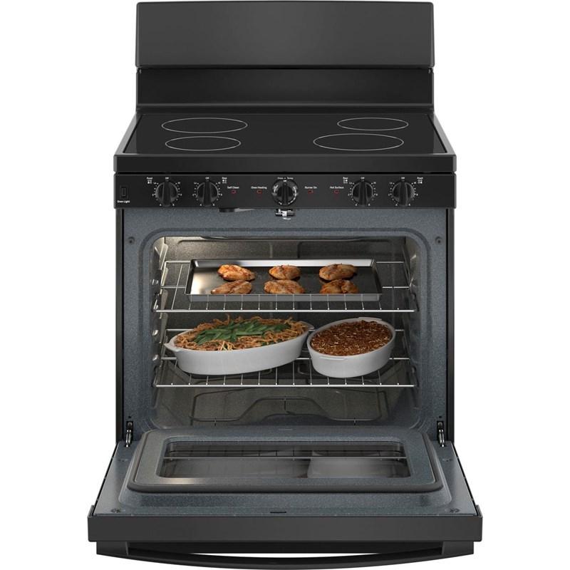 30-inch Freestanding Electric Range with Radiant Smooth Cooktop (JB480DTBB)