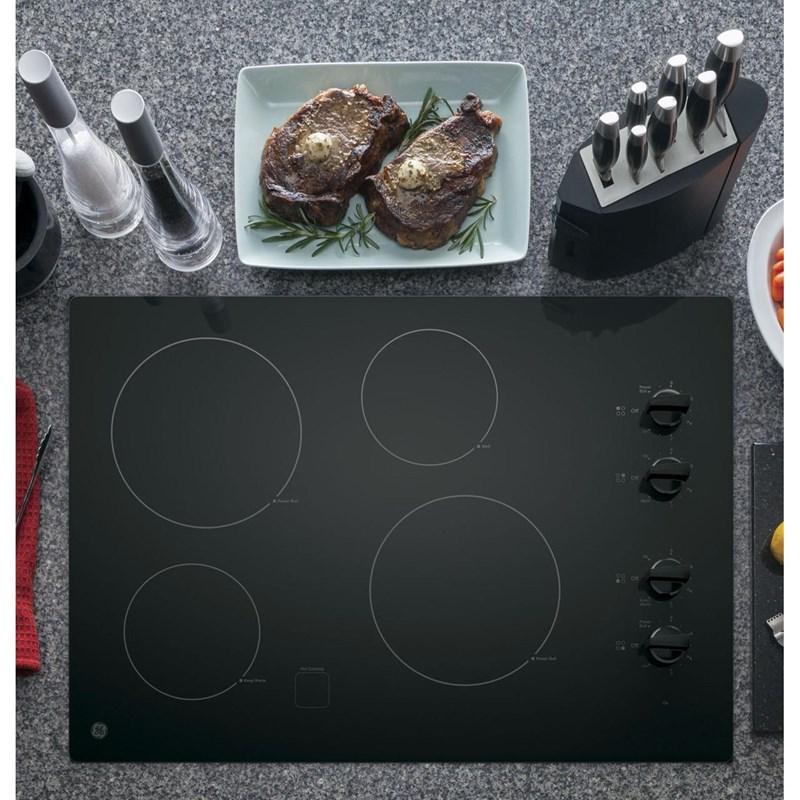 30-inch Built-in Electric Cooktop (JP3030DWBB)