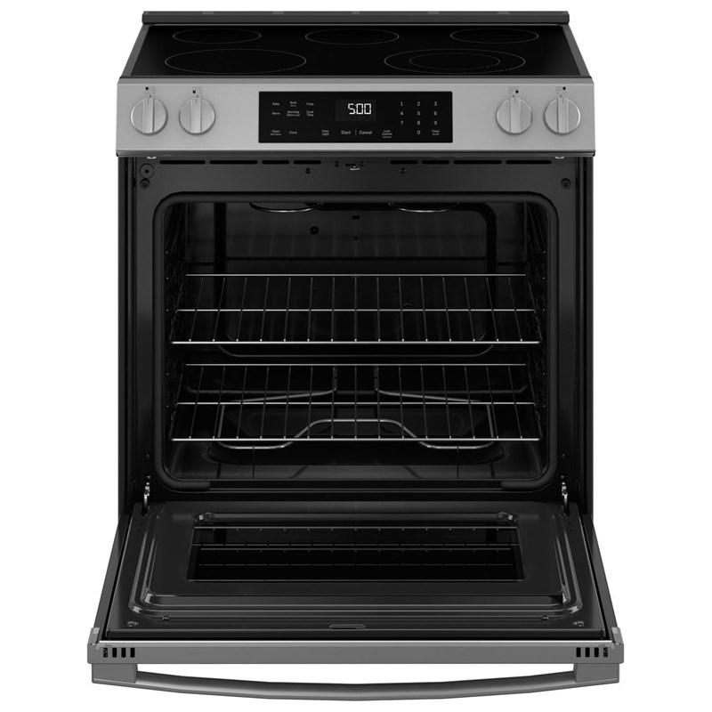30-inch Slide-in Electric Range with Crisp Mode (GRS500PVSS)