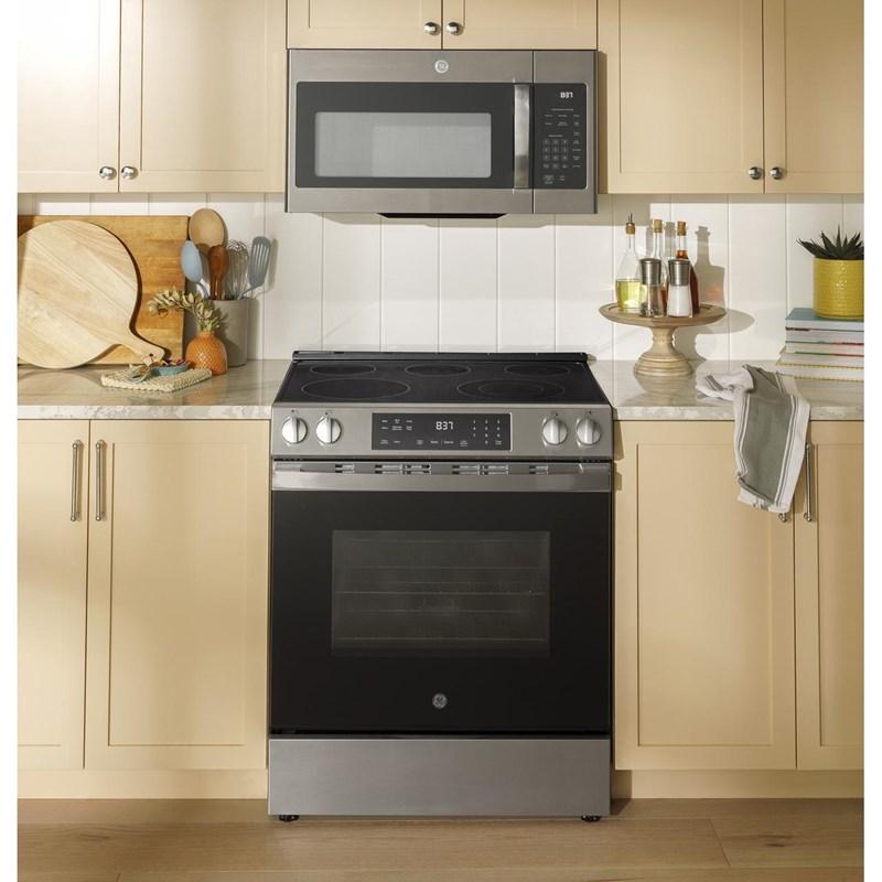 30-inch Slide-in Electric Range with Crisp Mode (GRS500PVSS)