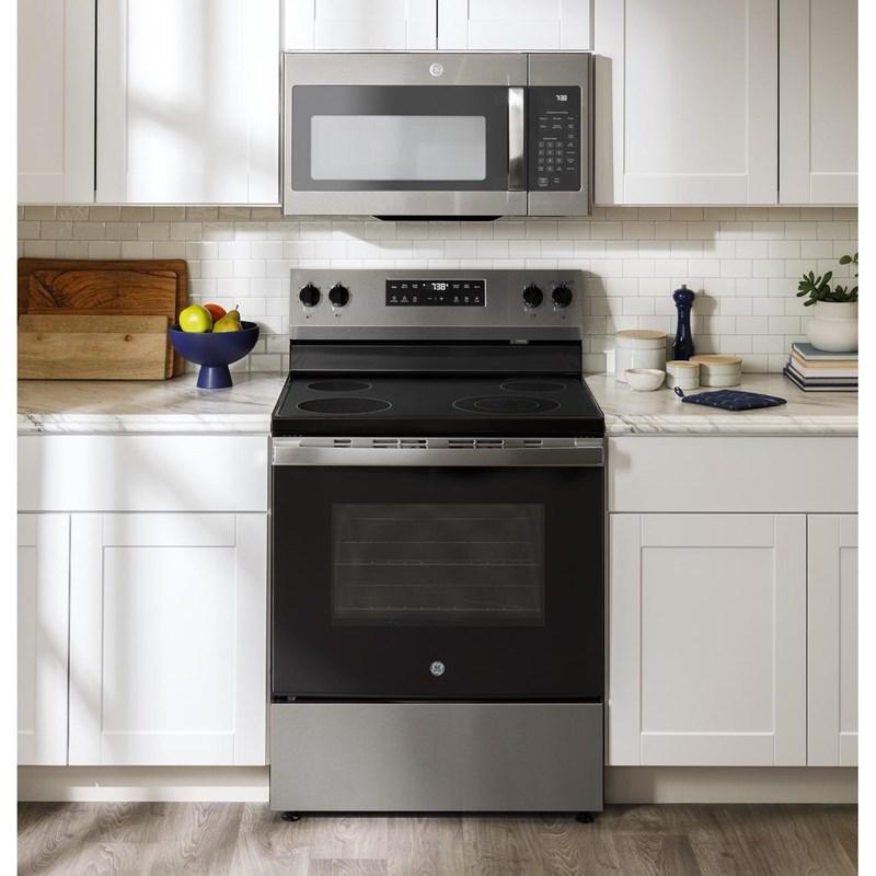 30-inch Freestanding Electric Range with Steam Clean (GRF400SVSS)