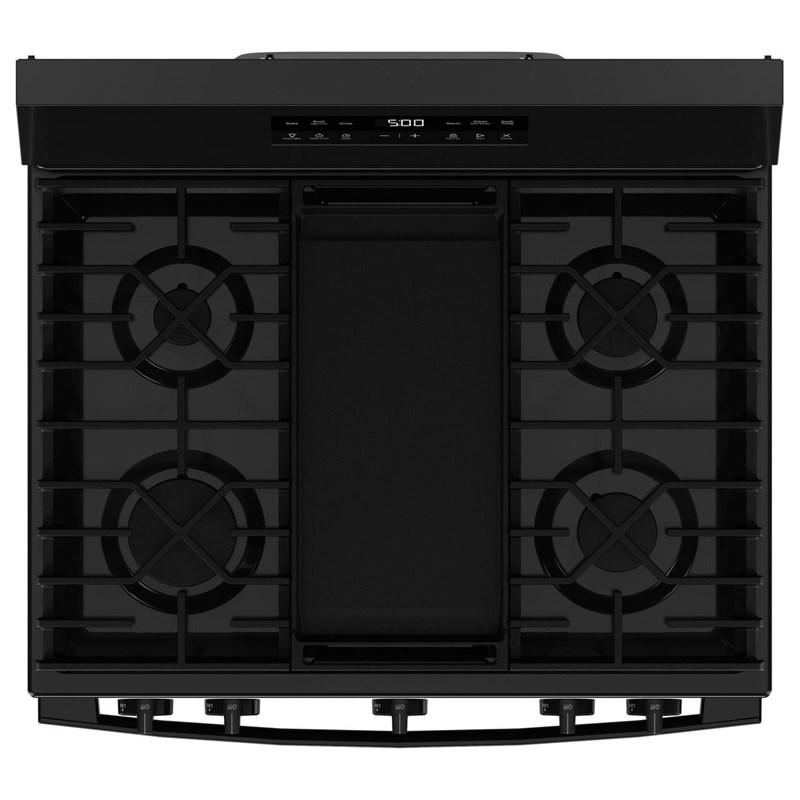 30-inch Freestanding Gas Range with Center Oval Burner (GGF500PVBB)