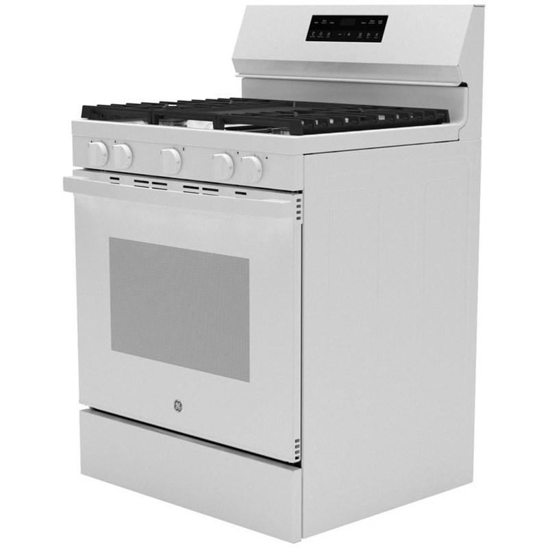 30-inch Freestanding Gas Range with Center Oval Burner (GGF500PVWW)