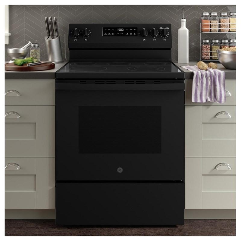 30-inch Freestanding Electric Range (GRF500PVBB)
