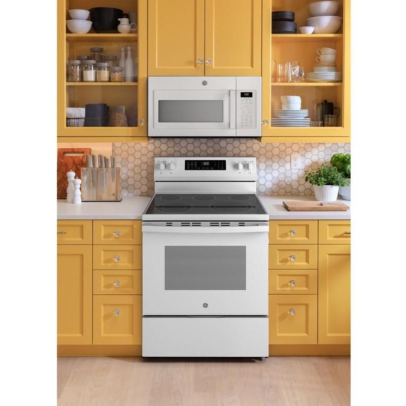 30-inch Freestanding Electric Range with Convection Technology (GRF600AVWW)