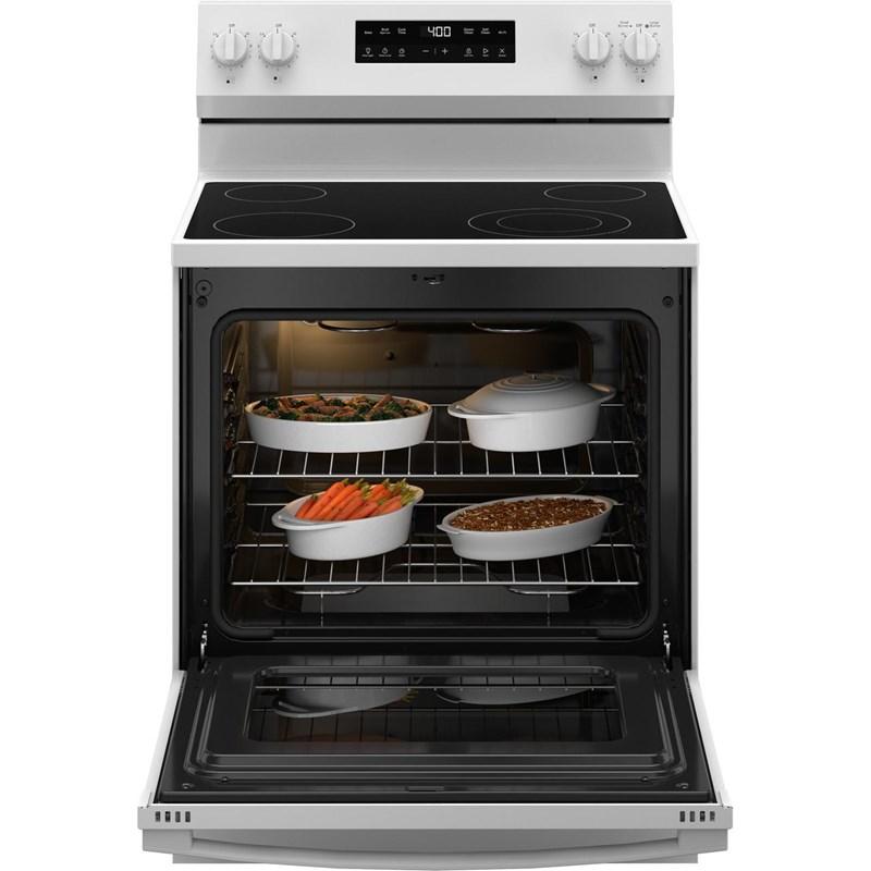 30-inch Freestanding Electric Range with SmartHQª (GRF400PVWW)