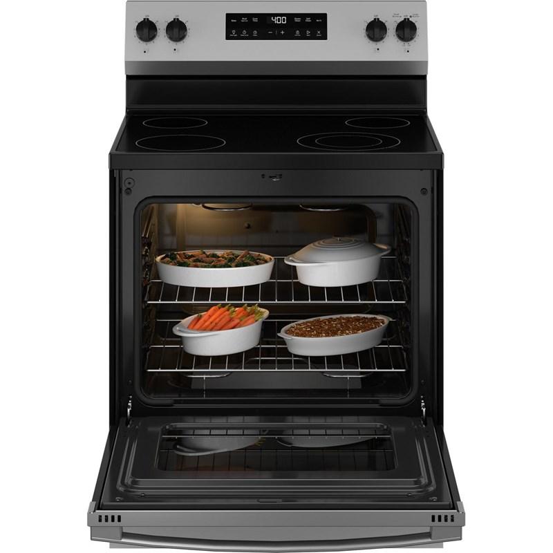 30-inch Freestanding Electric Range with SmartHQª (GRF400PVSS)