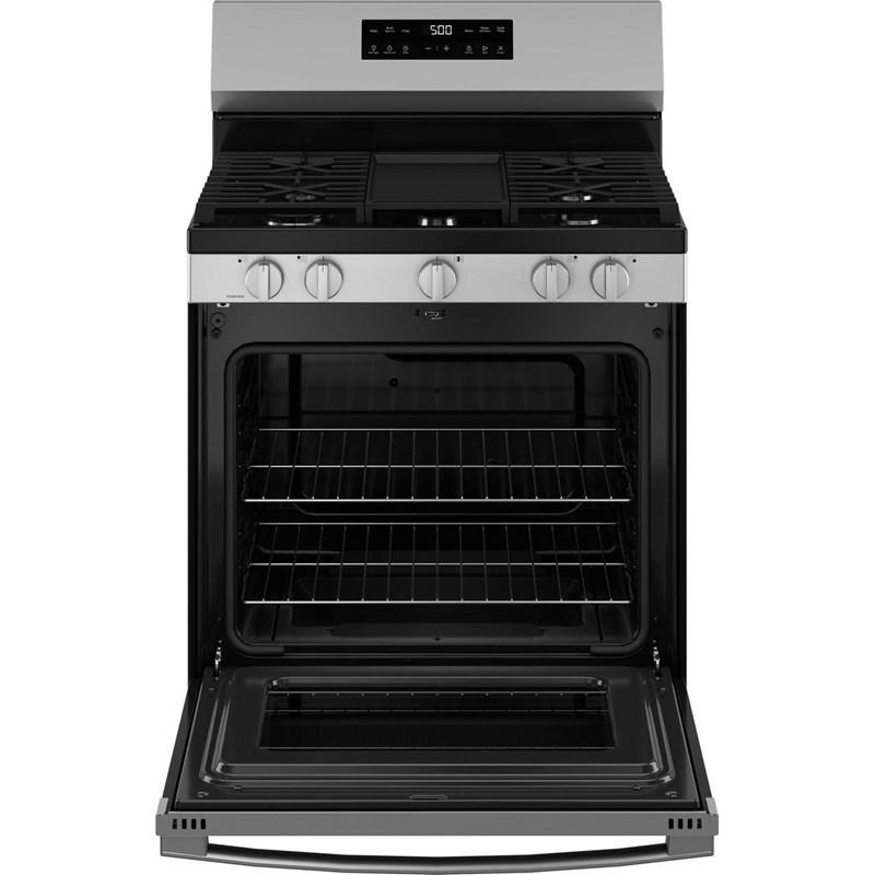 30-inch Freestanding Gas Range with Center Oval Burner (GGF500PVSS)