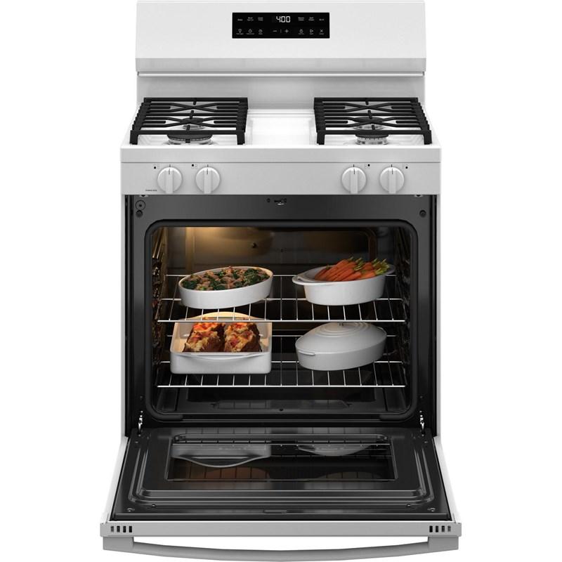 30-inch Freestanding Gas Range with SmartHQª (GGF400PVWW)