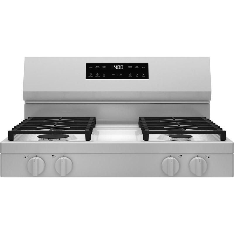 30-inch Freestanding Gas Range with SmartHQª (GGF400PVWW)