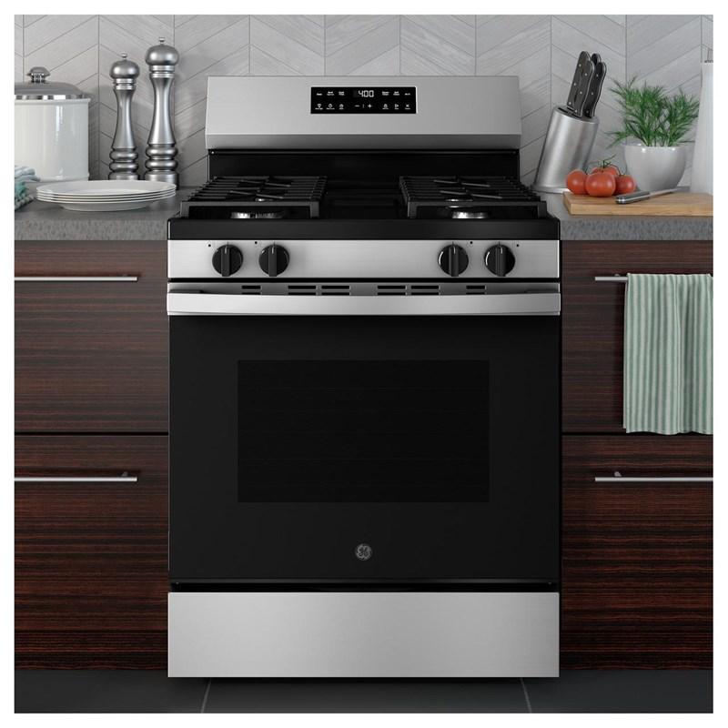 30-inch Freestanding Gas Range with SmartHQª (GGF400PVSS)